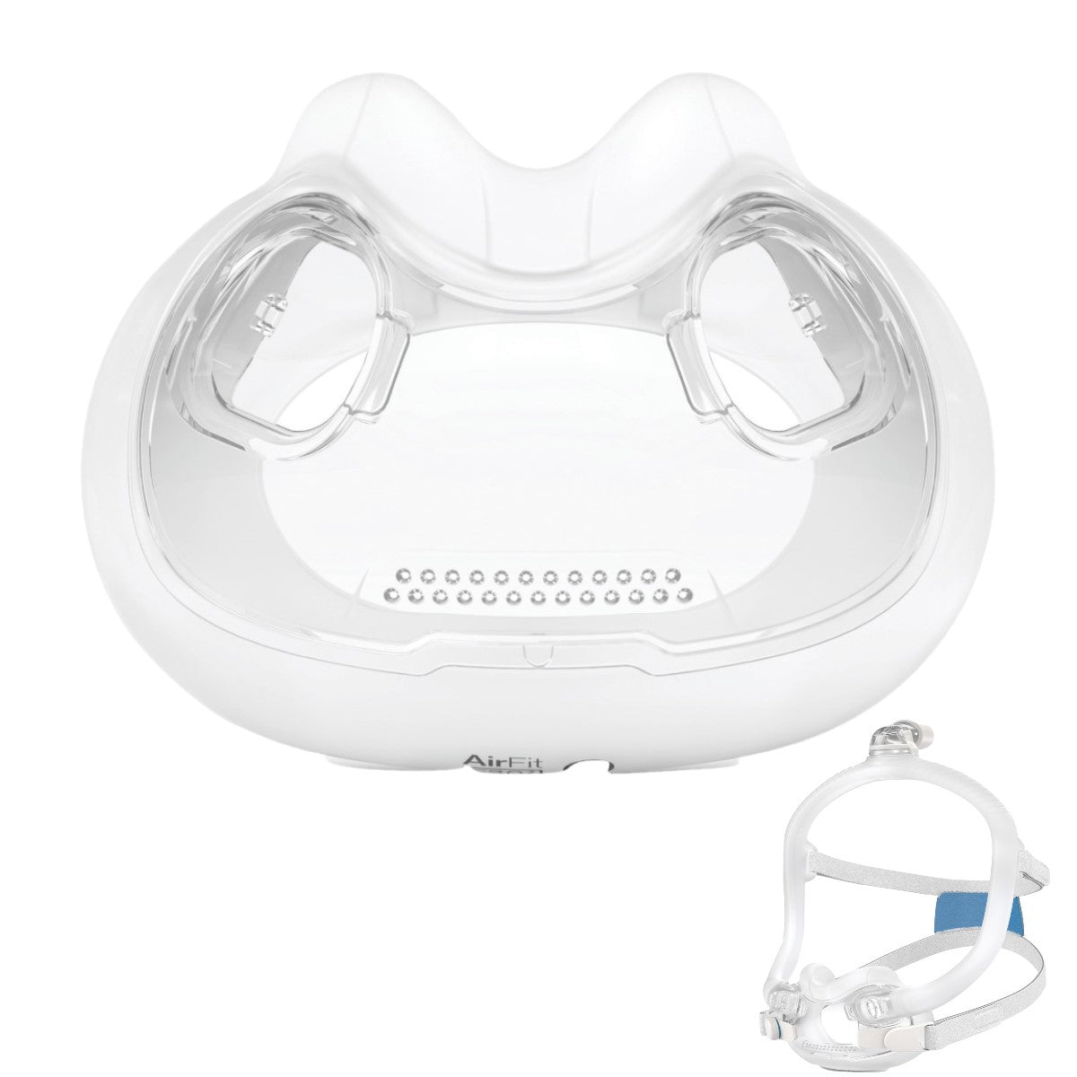 Stock photo of ResMed AirFit F30i full face CPAP mask replacement cushion
