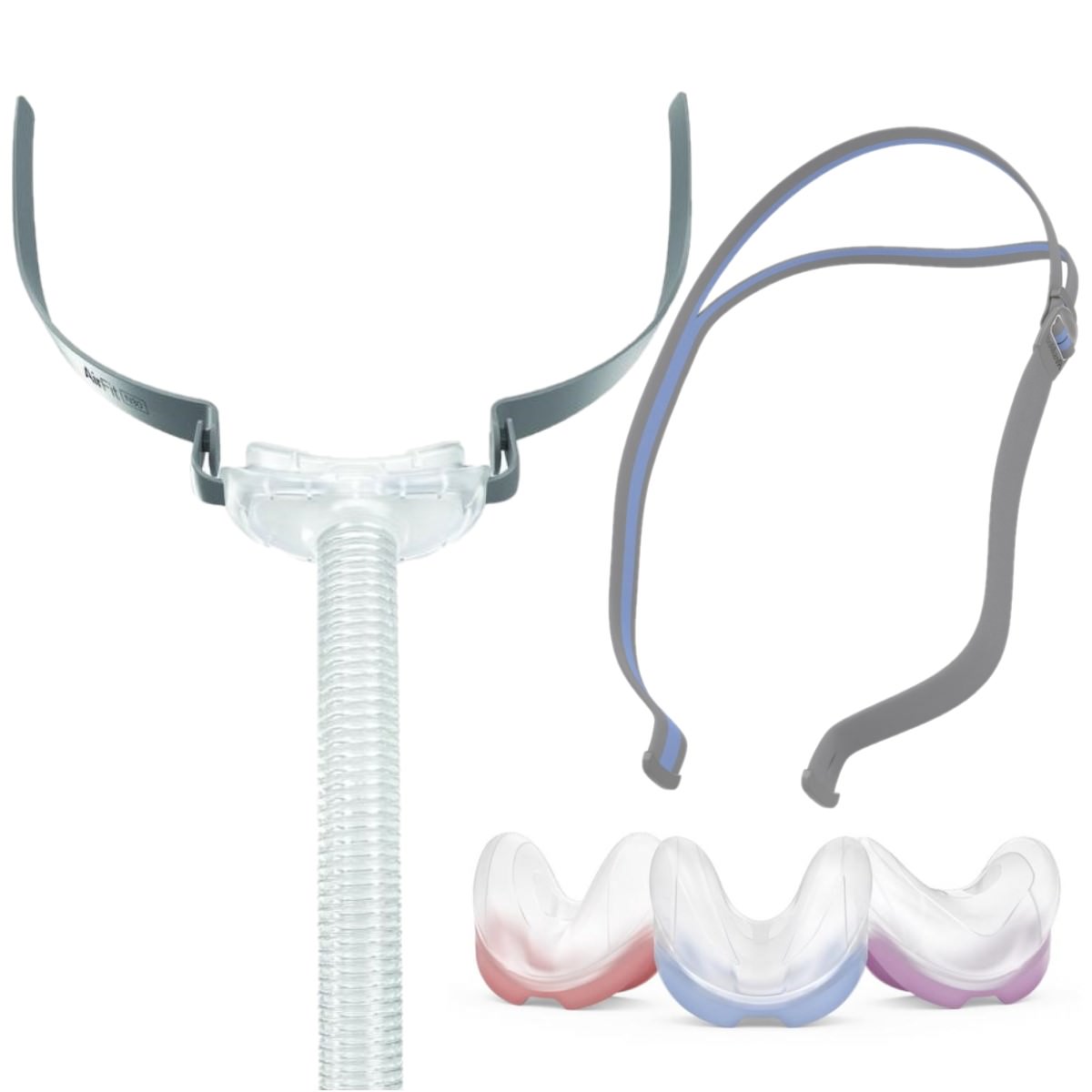 Stock Image of ResMed AirFit N30 Nasal CPAP Mask FitPack W/ Headgear
