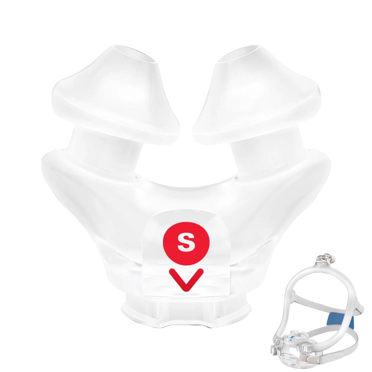 Stock Image of ResMed's AirFit X30i Nasal Pillow Cushion - Small