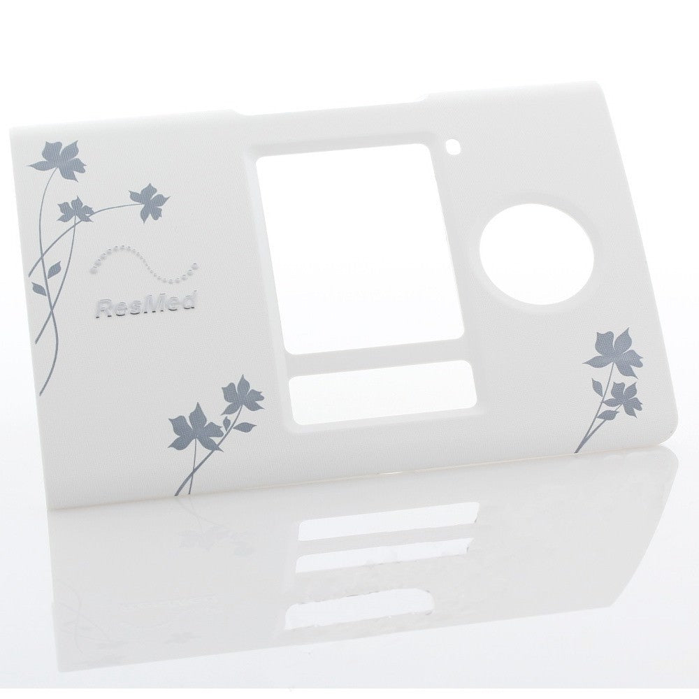 Stock photo of ResMed AirSense 10 for her CPAP machine white face plate