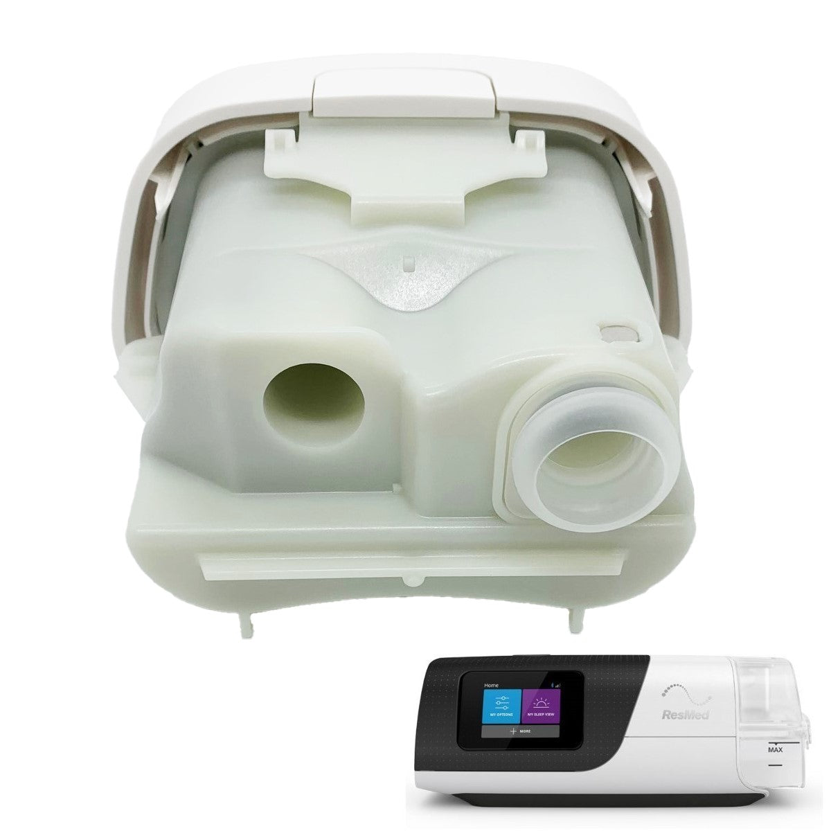 Stock photo of ResMed AirSense 11 CPAP machine side cover