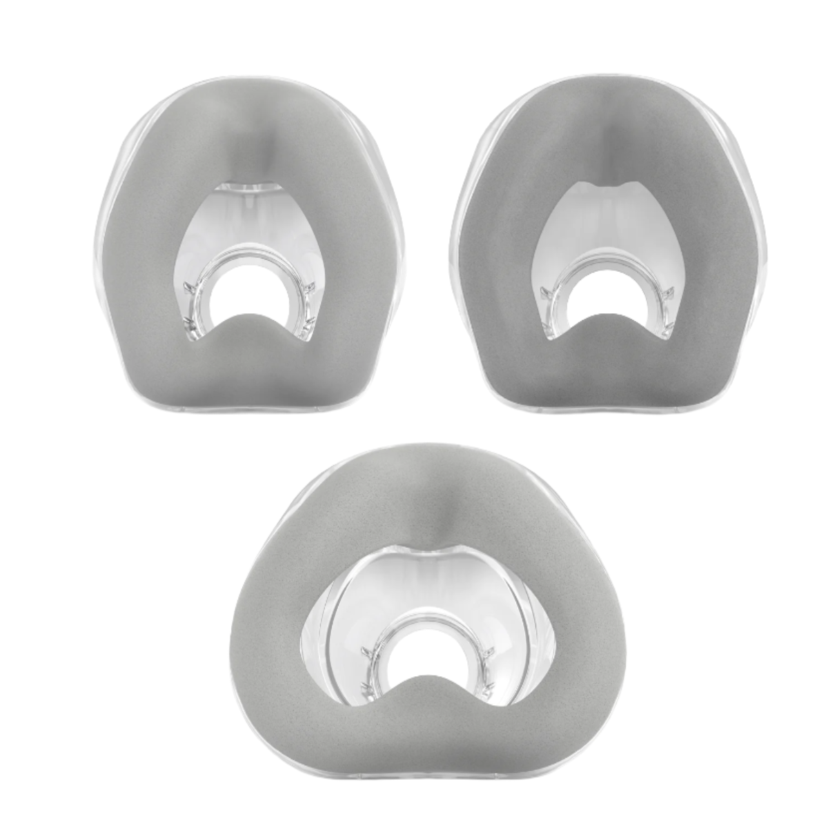 Stock photo of ResMed AirTouch N20 Nasal Mask Cushions Size Small, Medium, and Large