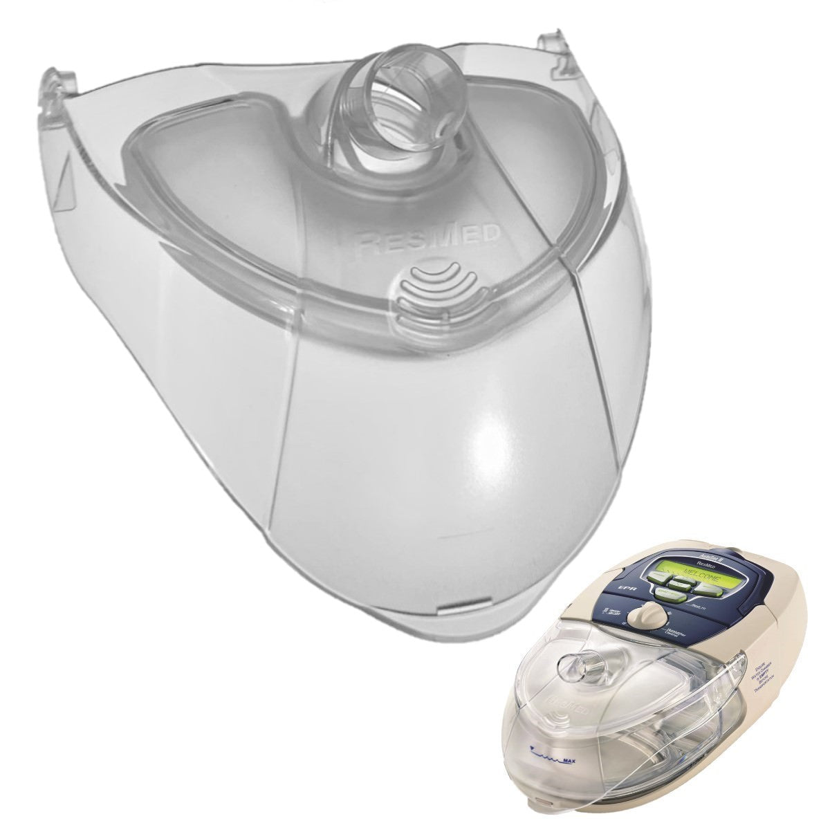 Stock Image of Replacement Water Chamber Lid for ResMed H4i