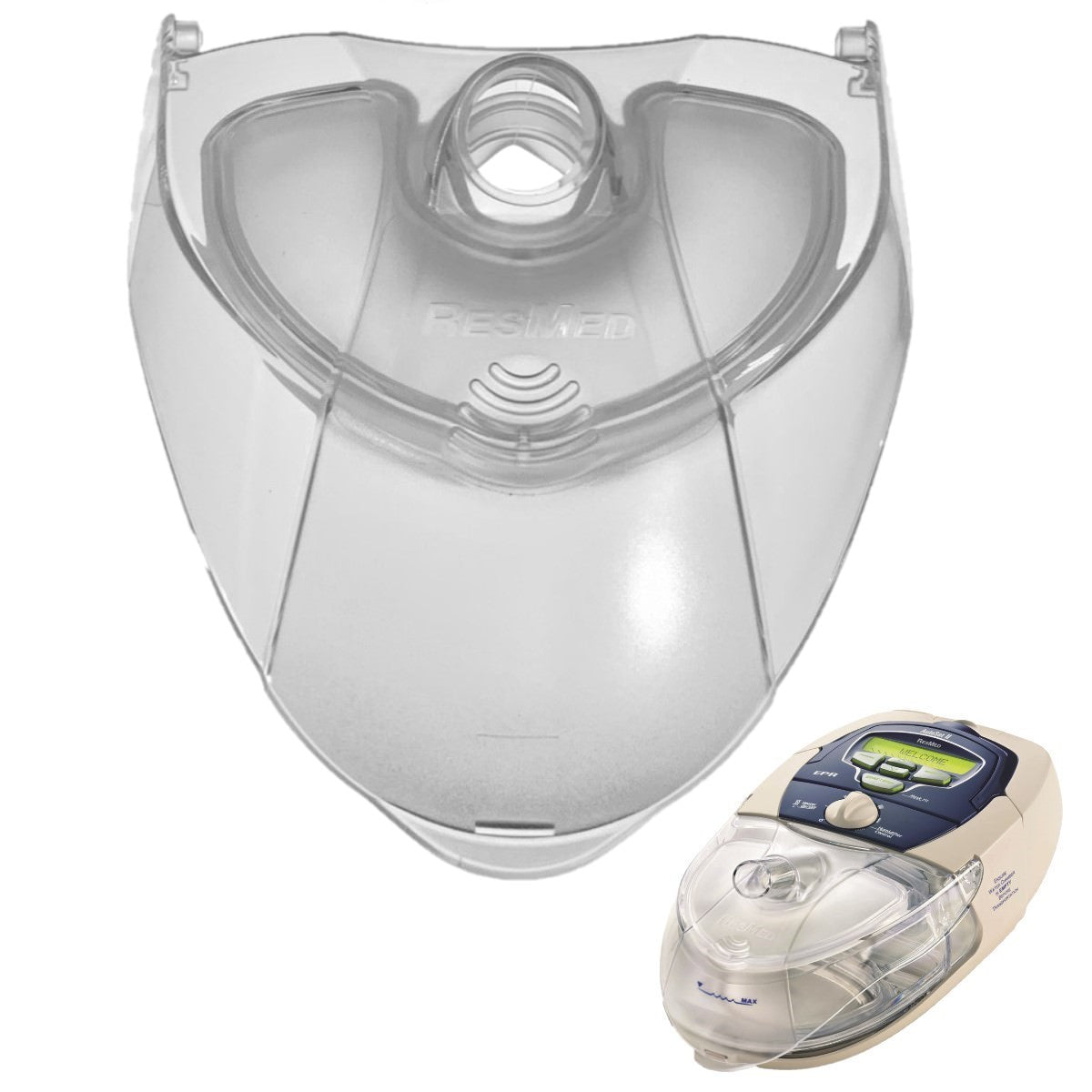 Stock Image of Replacement Water Chamber Lid for ResMed H4i