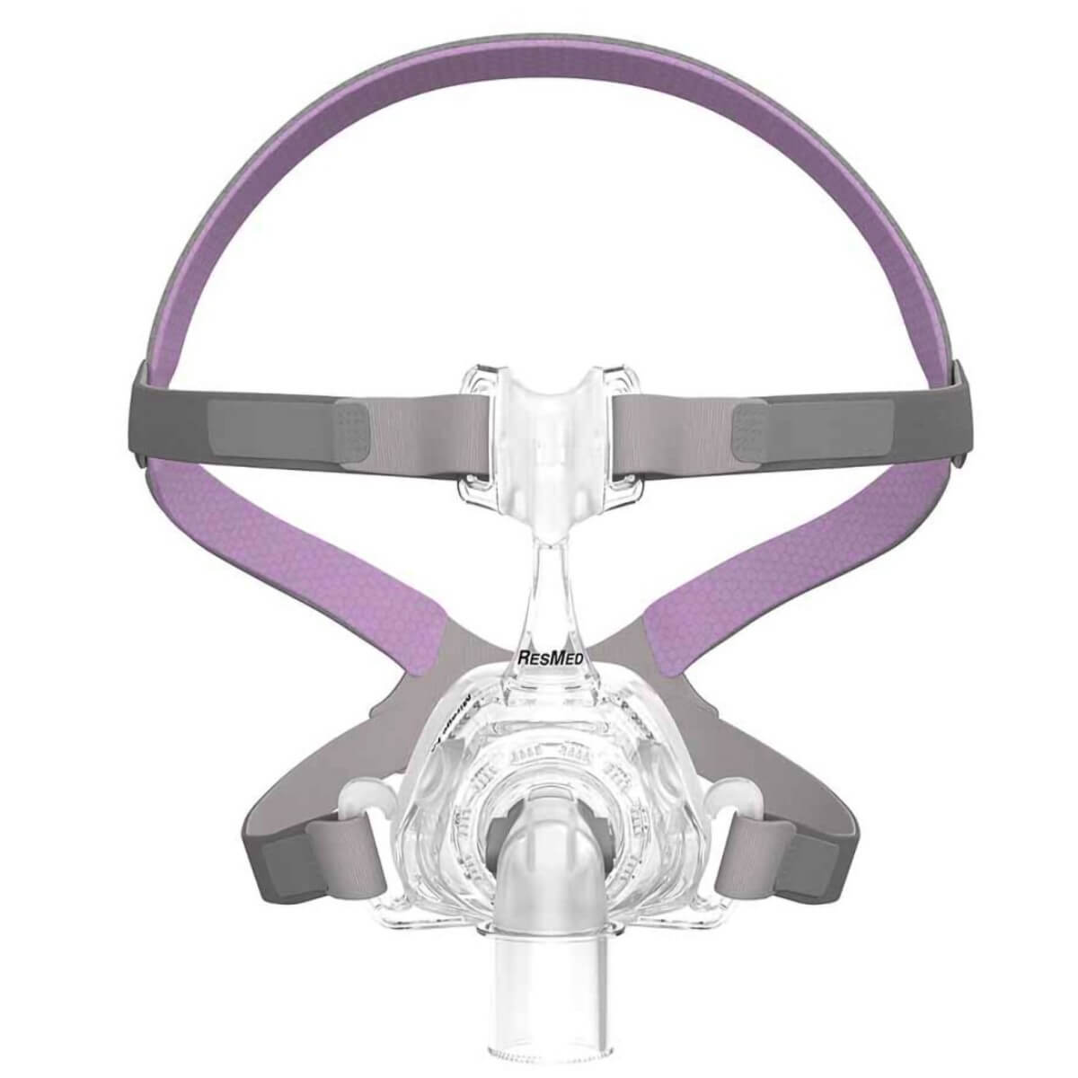 Stock photo of ResMed Mirage FX for her nasal CPAP mask with headgear