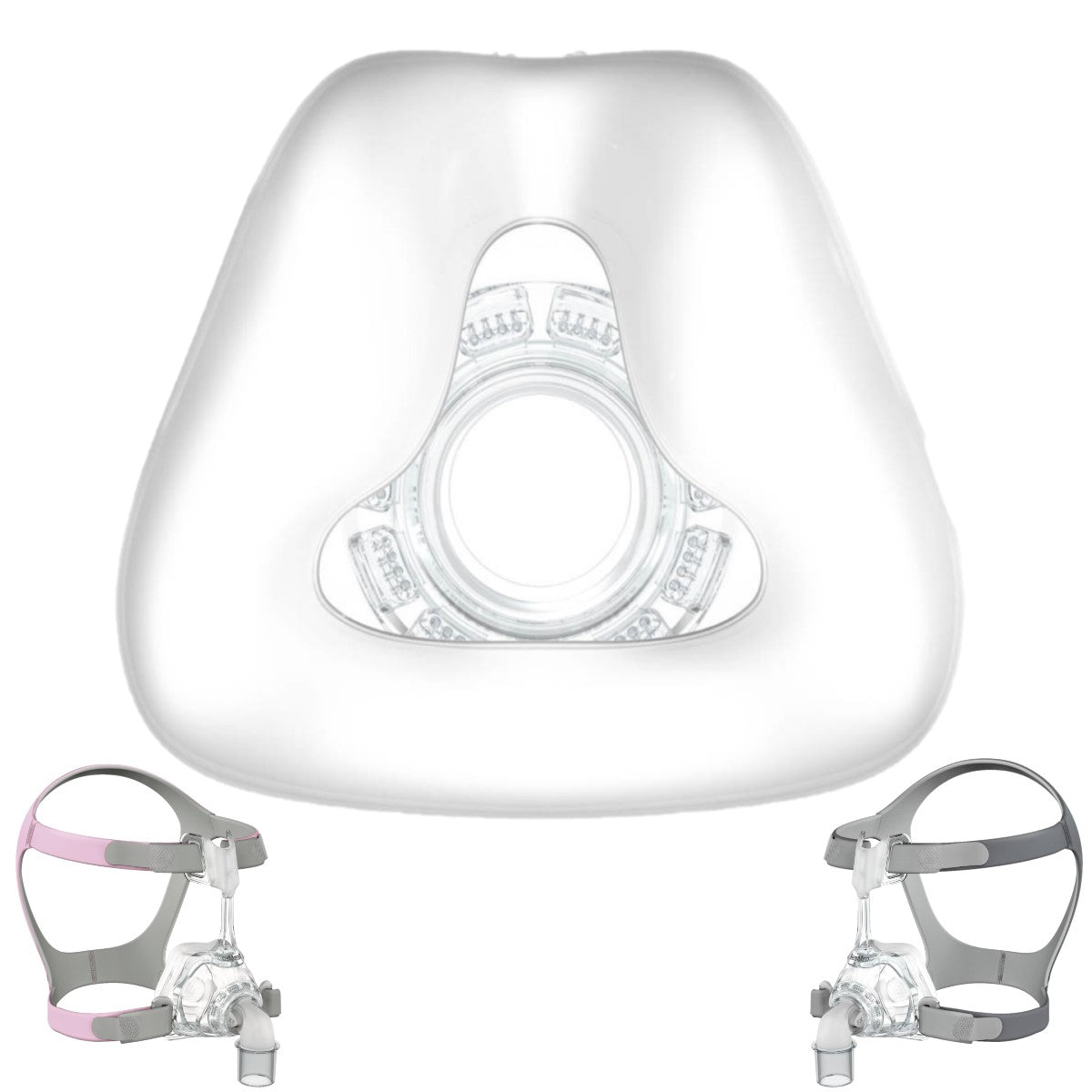 Stock photo of ResMed Mirage FX and FX for her CPAP mask cushion