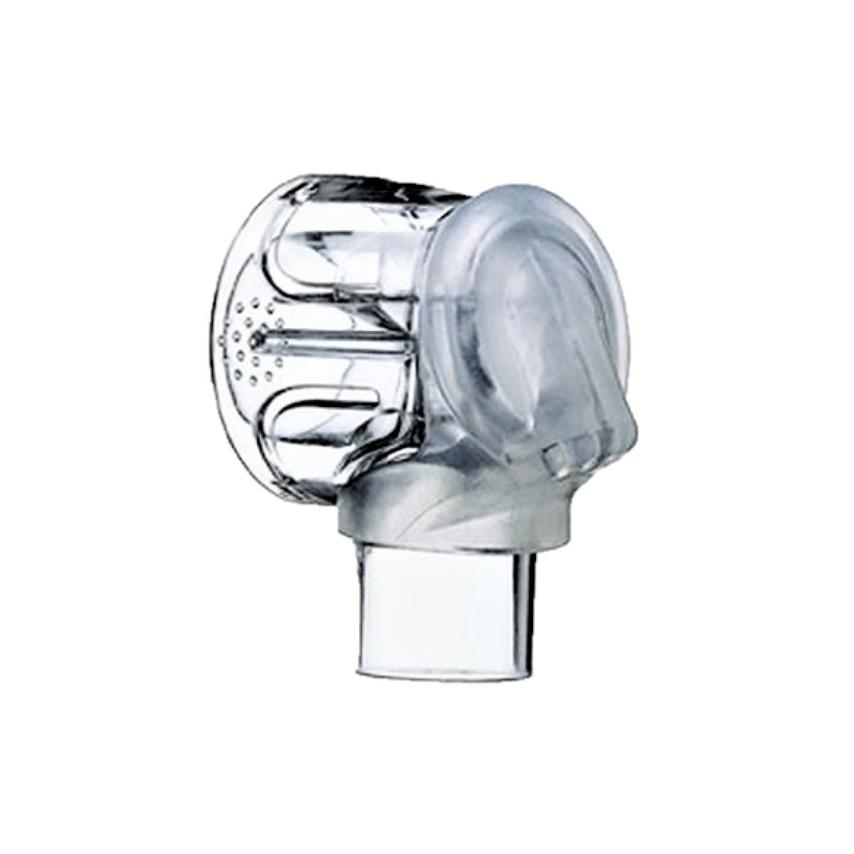 Stock photo of ResMed Mirage Kidsta nasal CPAP mask elbow assembly