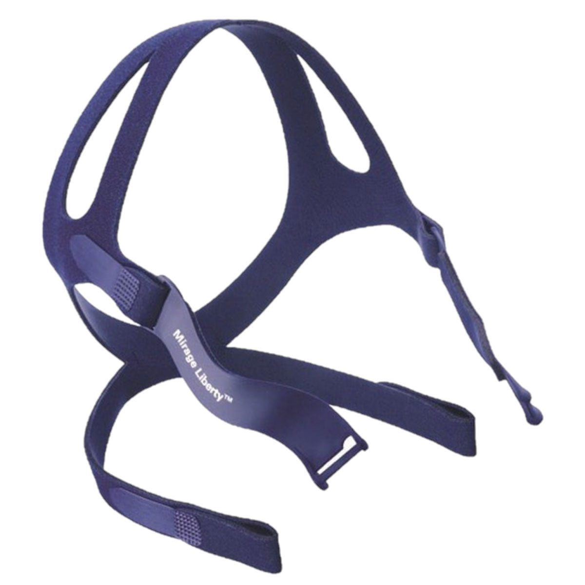 Stock photo of ResMed Mirage Liberty full face CPAP mask headgear with clips