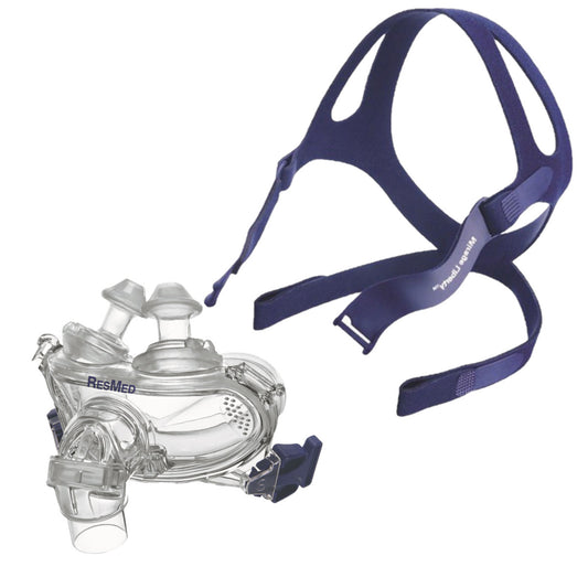 Stock photo of ResMed Mirage Liberty full face CPAP mask without headgear