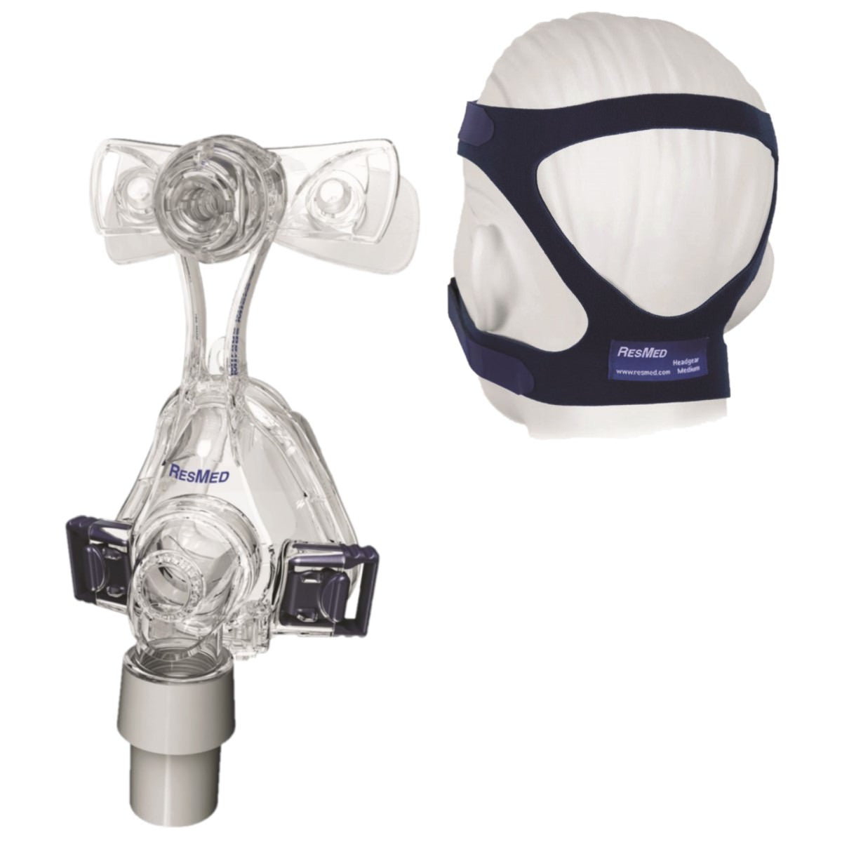 Stock photo of ResMed Mirage Micro for kids CPAP mask with optional headgear