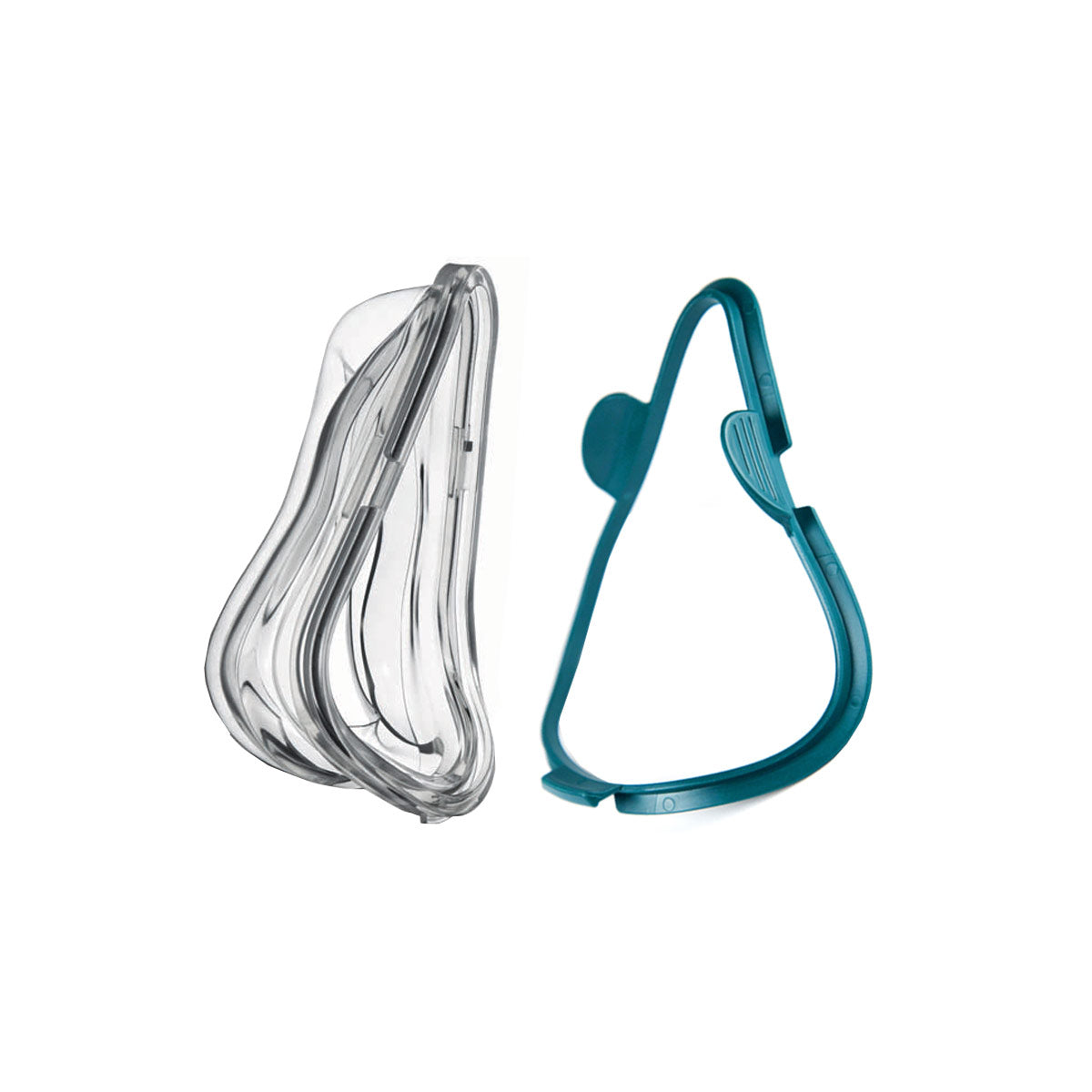 Stock photo of ResMed Mirage Quattro full face CPAP mask cushion with clip