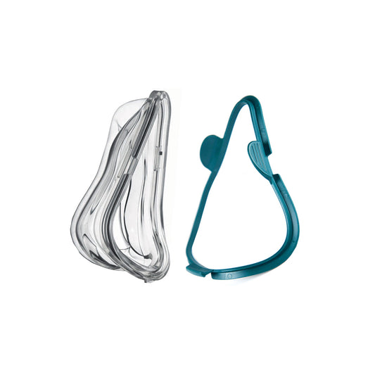 Stock photo of ResMed Mirage Quattro full face CPAP mask cushion with clip