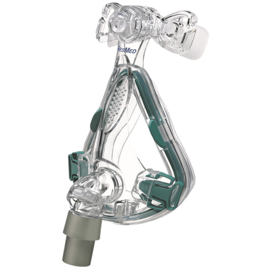 Stock photo of ResMed Mirage Quattro full face CPAP mask without headgear