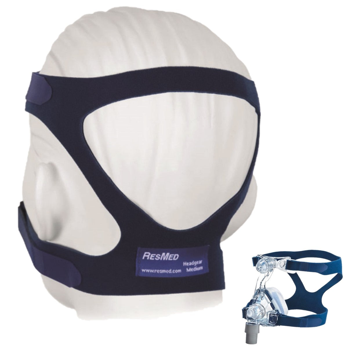 Stock photo of ResMed Mirage SoftGel nasal CPAP mask headgear