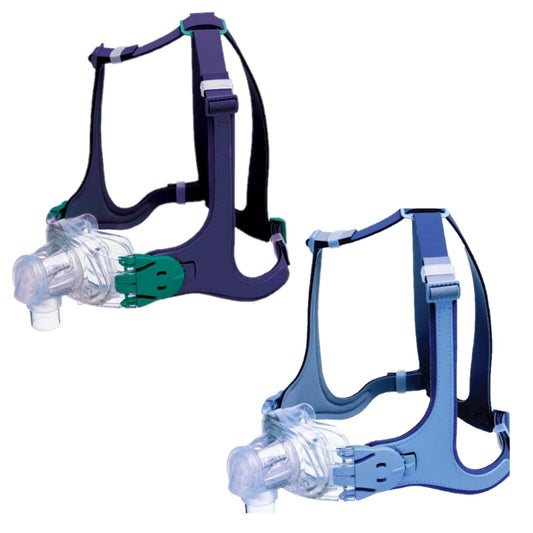 Stock photo of ResMed Mirage Vista nasal CPAP mask cushion seal with headgear