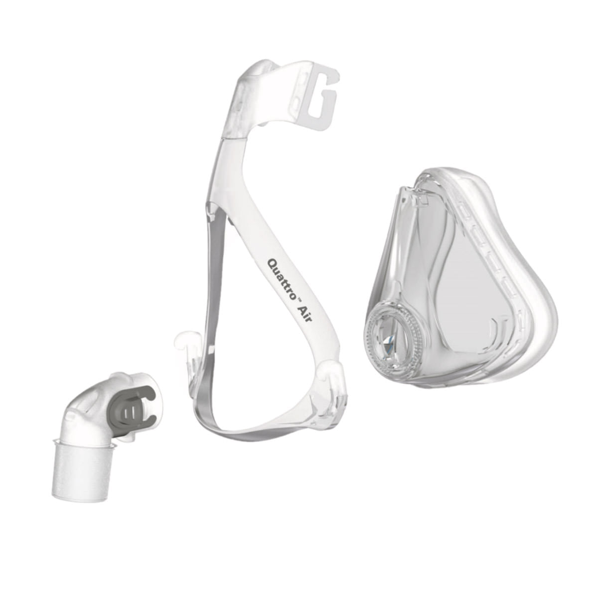 Stock photo of ResMed Quattro Air full face CPAP mask replacement cushion