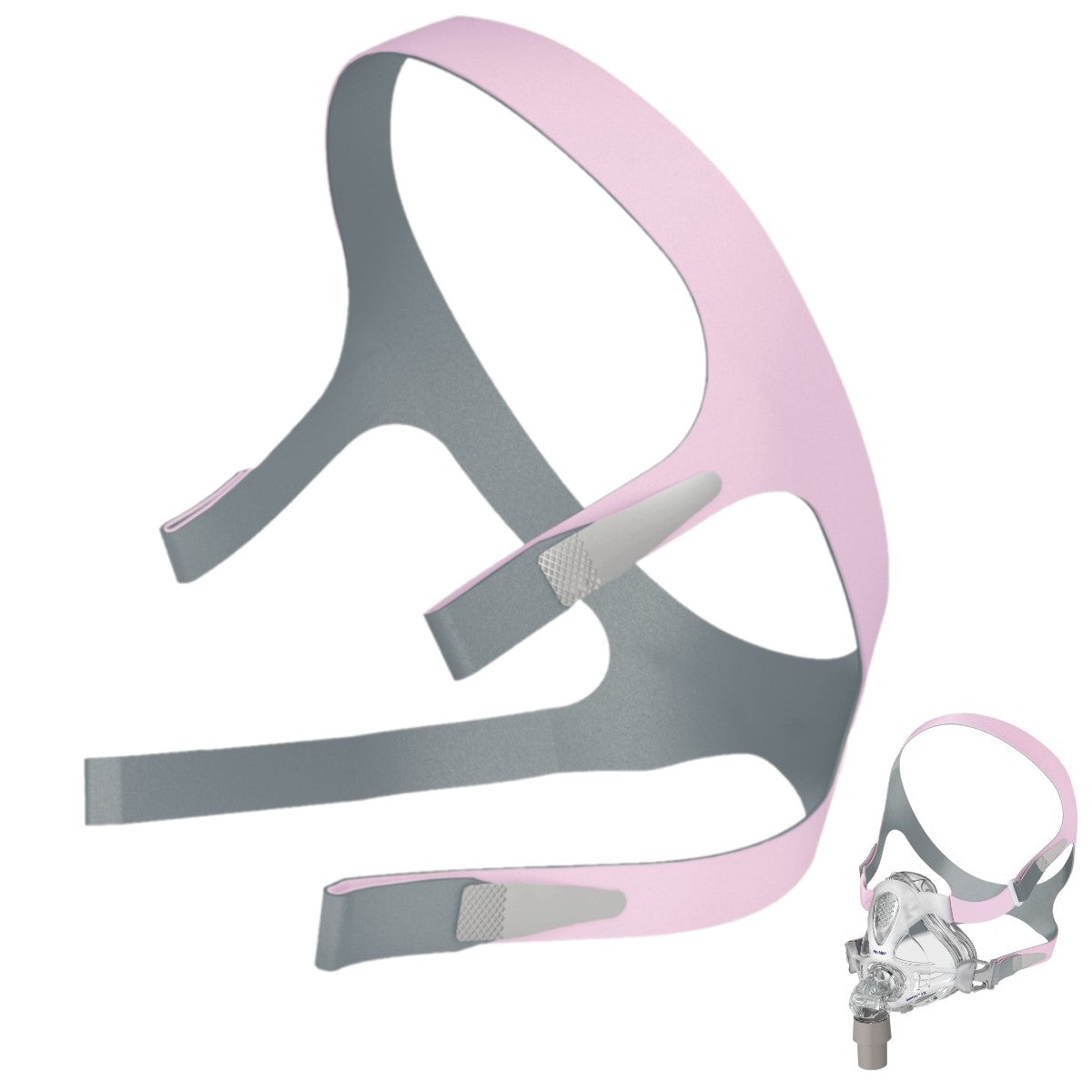 Stock photo of ResMed Quattro FX for her full face CPAP mask headgear