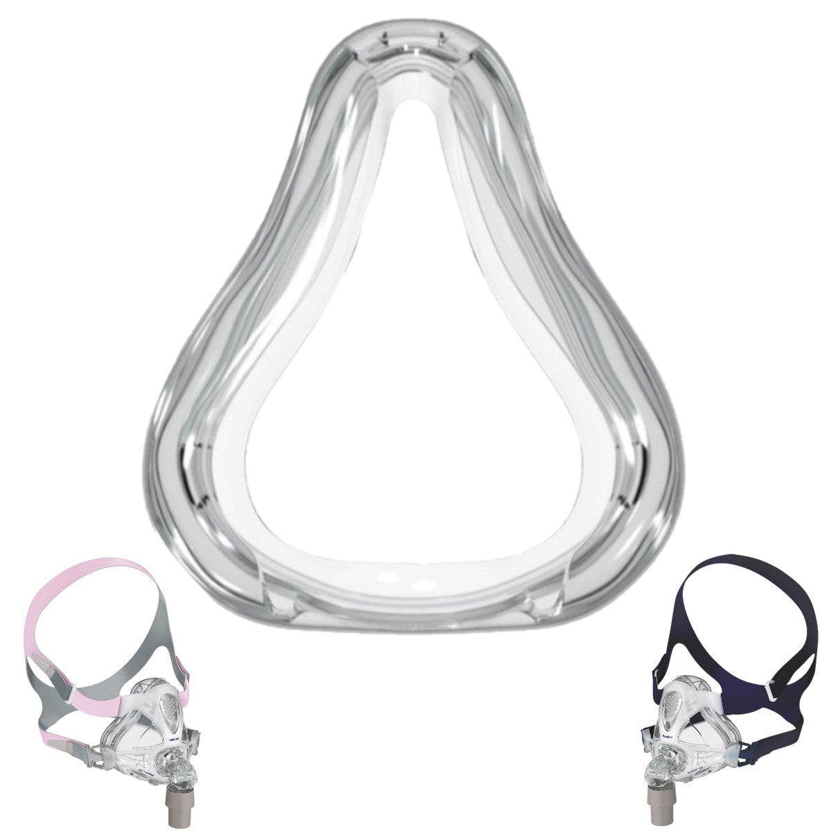 Stock photo of ResMed Quattro FX full face CPAP mask cushion