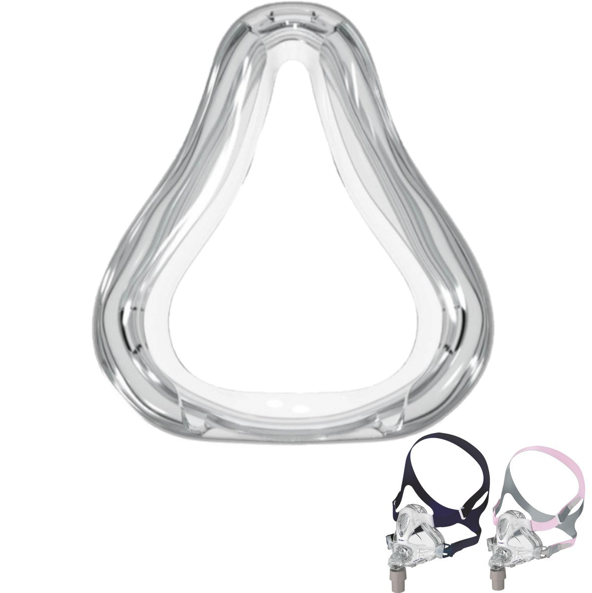 Stock photo of ResMed Quattro FX full face CPAP mask cushion