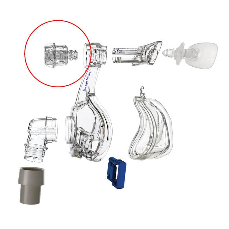 Stock photo of ResMed CPAP mask replacement forehead dial