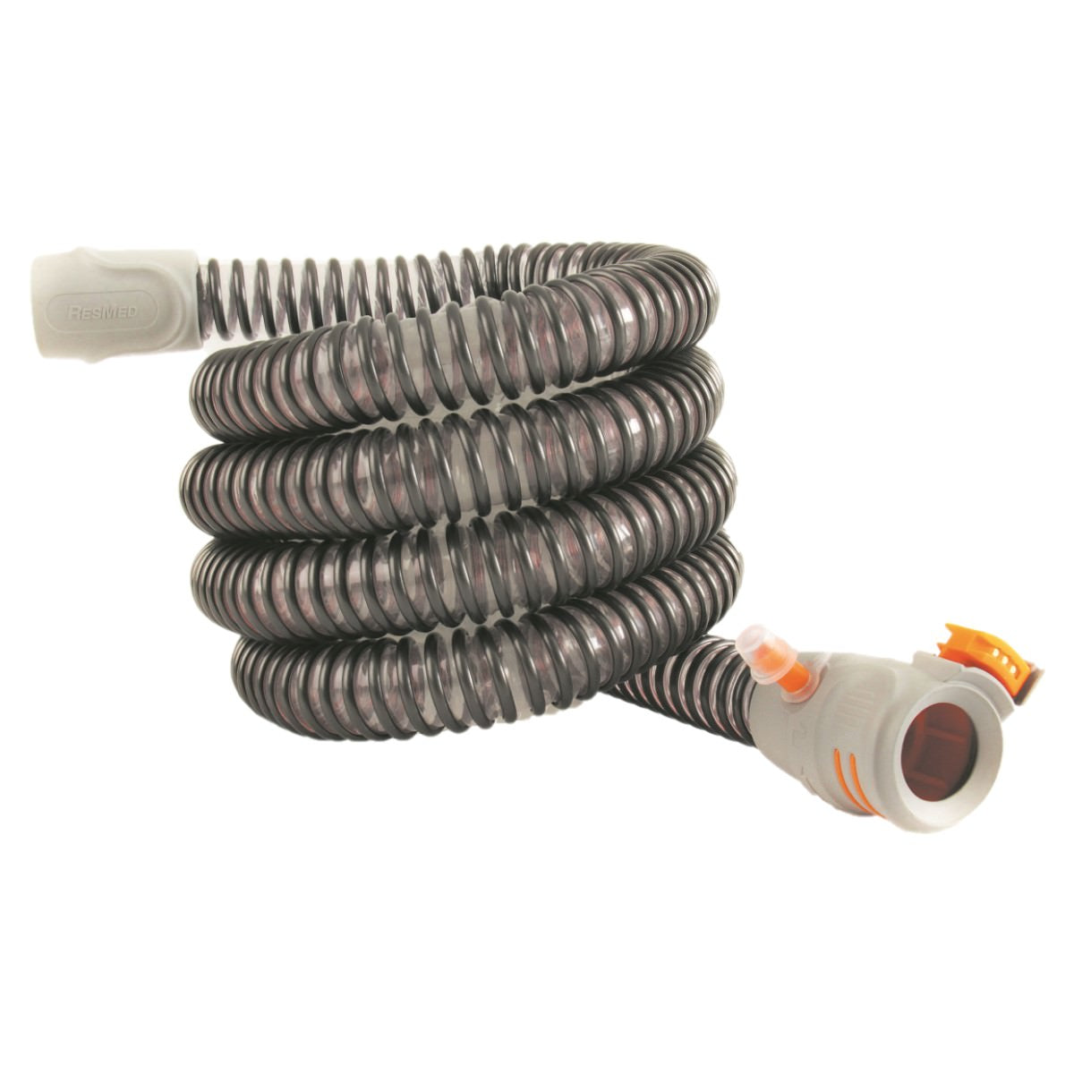 Stock photo of ResMed S9 CPAP machine ClimateLine Max Oxy Hose tubing with O2 Port