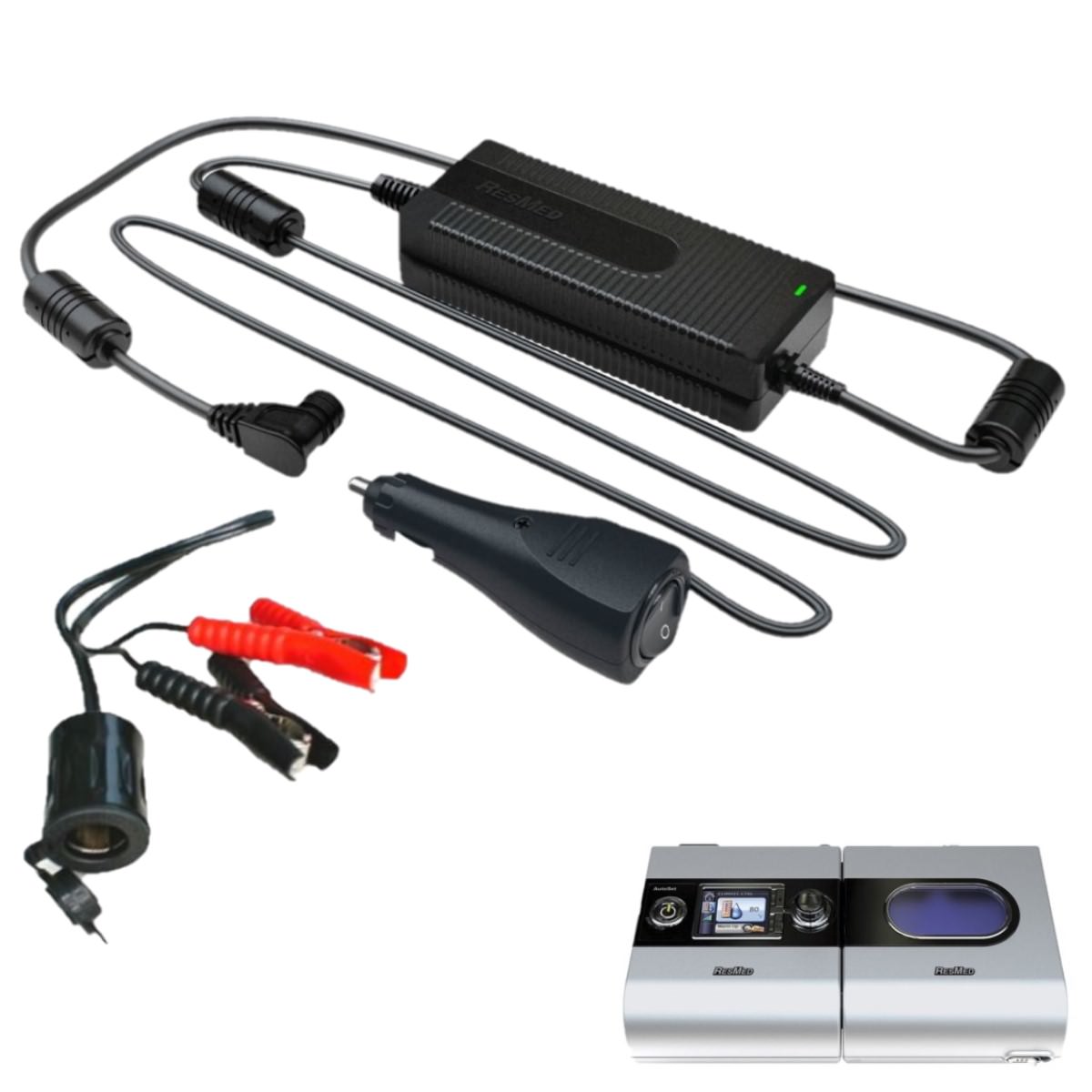 Stock photo of ResMed S9 Series CPAP machine 24v 90w DC Converter