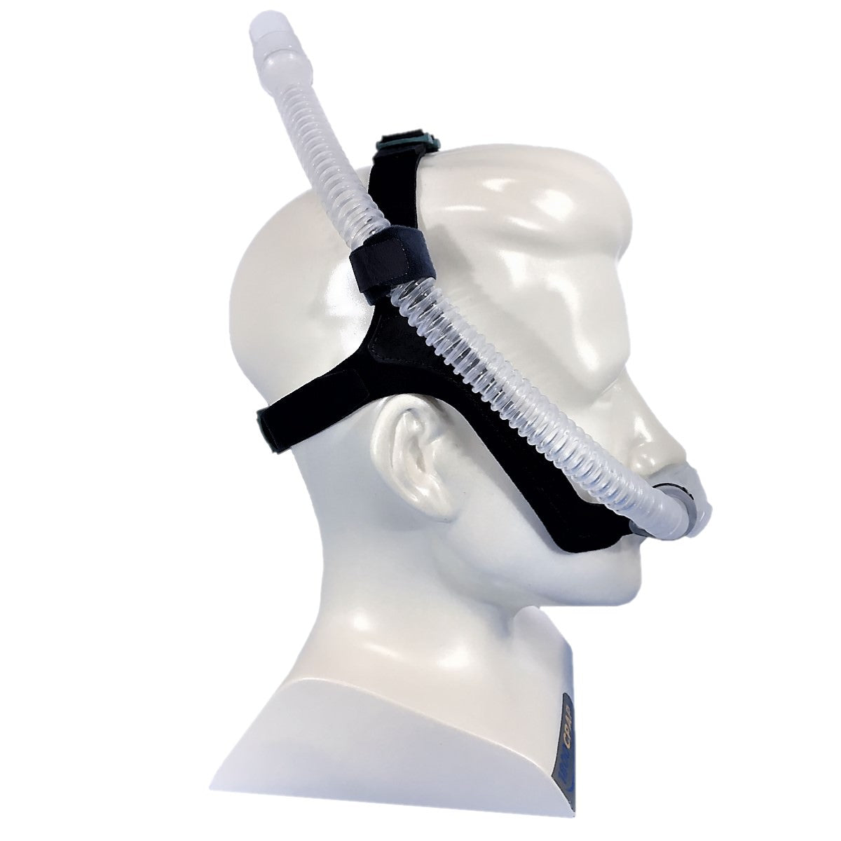 Stock photo of ResMed Mirage Swift II nasal pillow CPAP mask with headgear