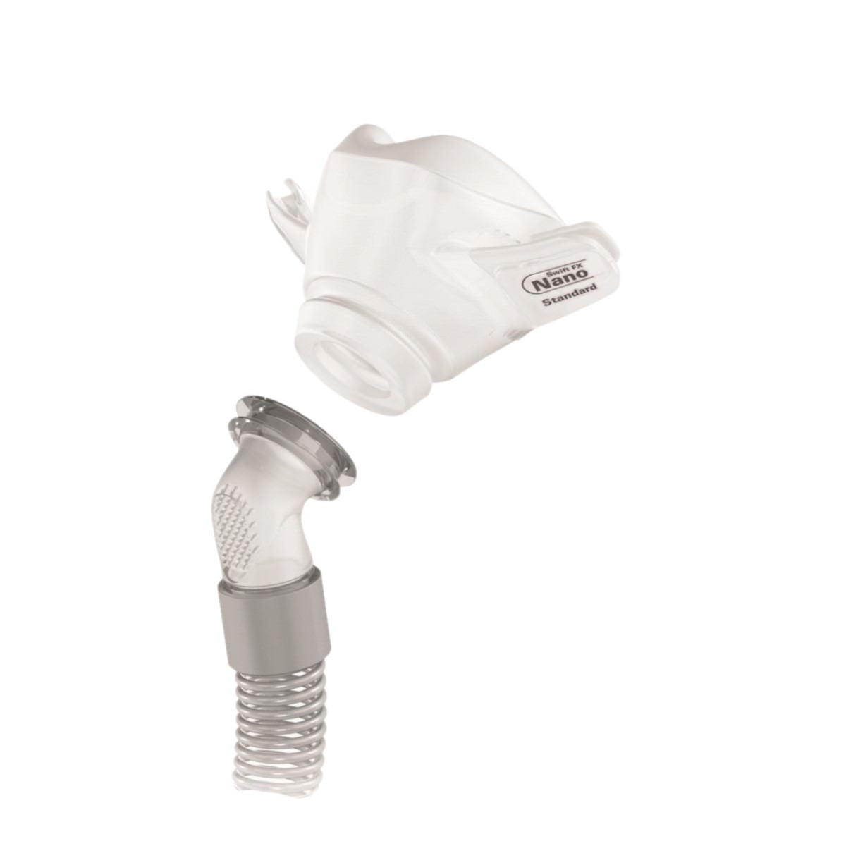 Stock photo of ResMed Swift FX Nano nasal CPAP mask without headgear