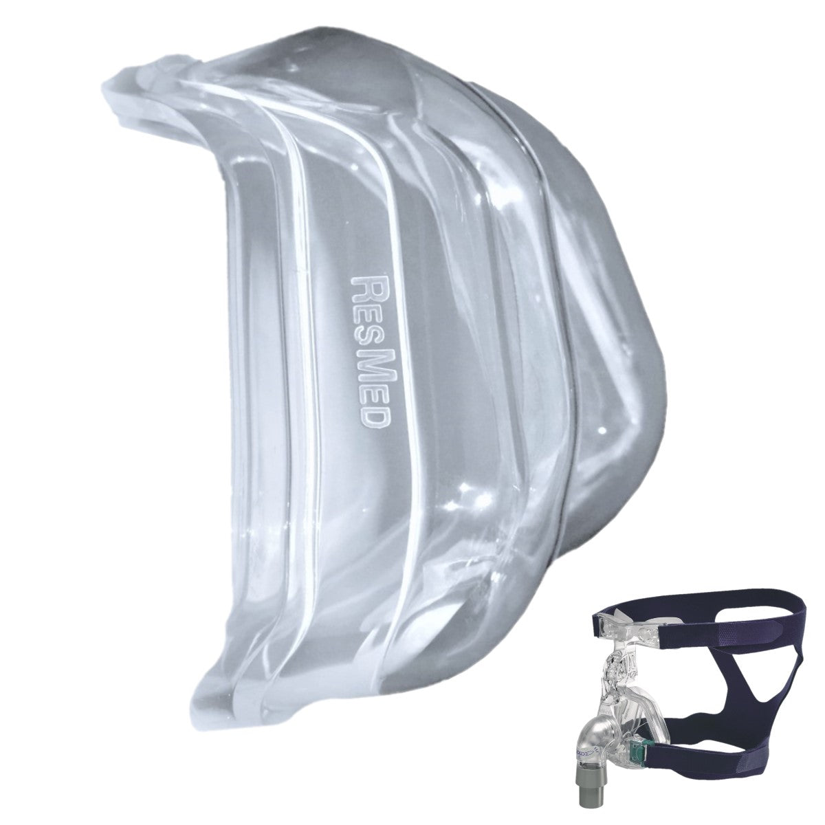 Stock photo of ResMed Ultra Mirage II CPAP mask cushion