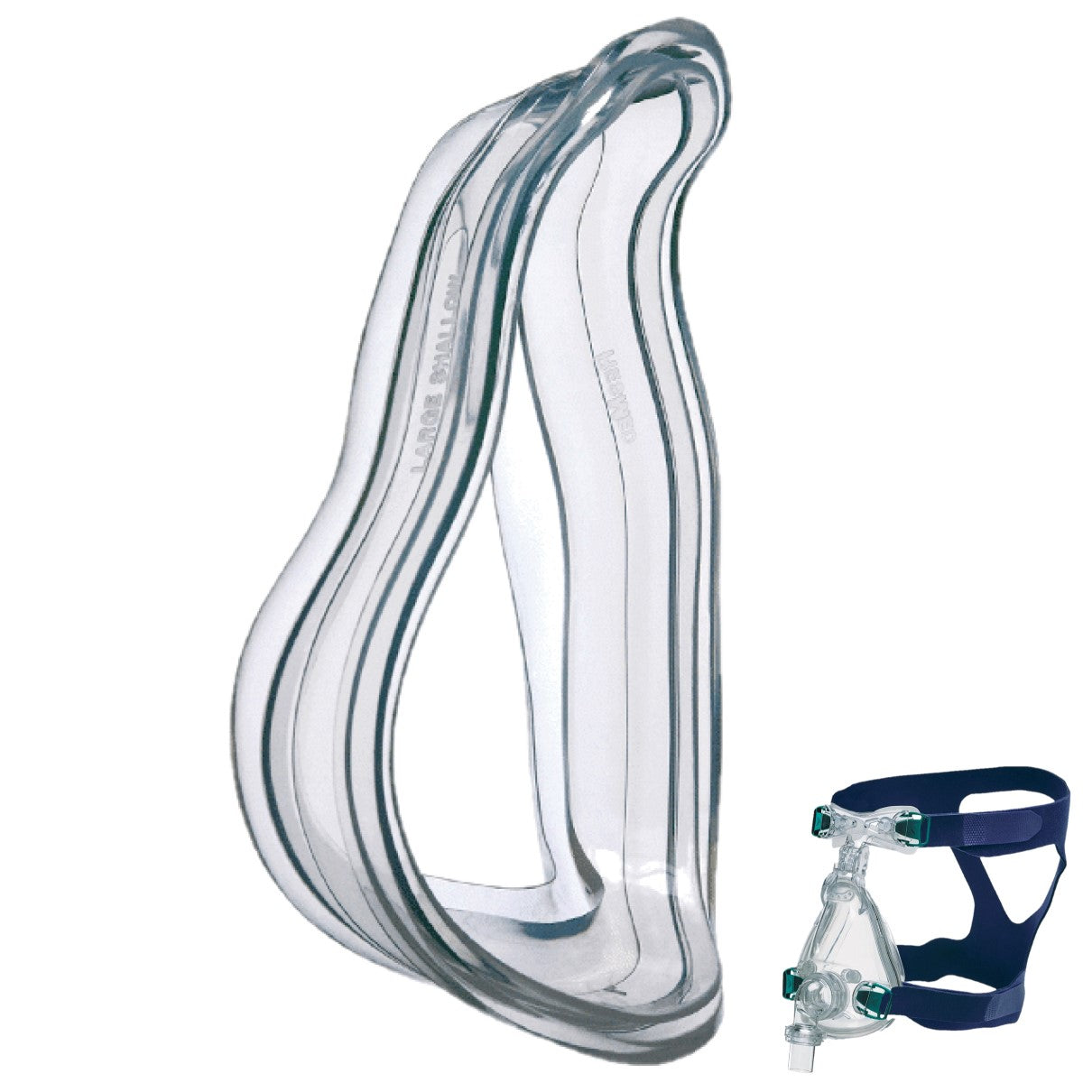 Stock photo of ResMed Ultra Mirage Full Face CPAP mask cushion