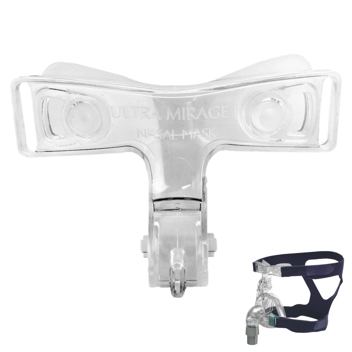 Stock photo of ResMed Ultra Mirage II forehead support with pads