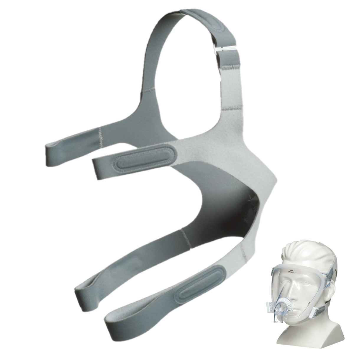Stock photo of Philips Respironics FitLife full face CPAP mask replacement headgear