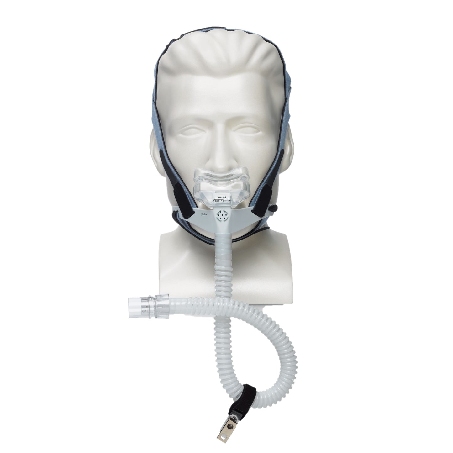 Stock Image of Respironics OptiLife Nasal Pillow CPAP Mask W/ Headgear