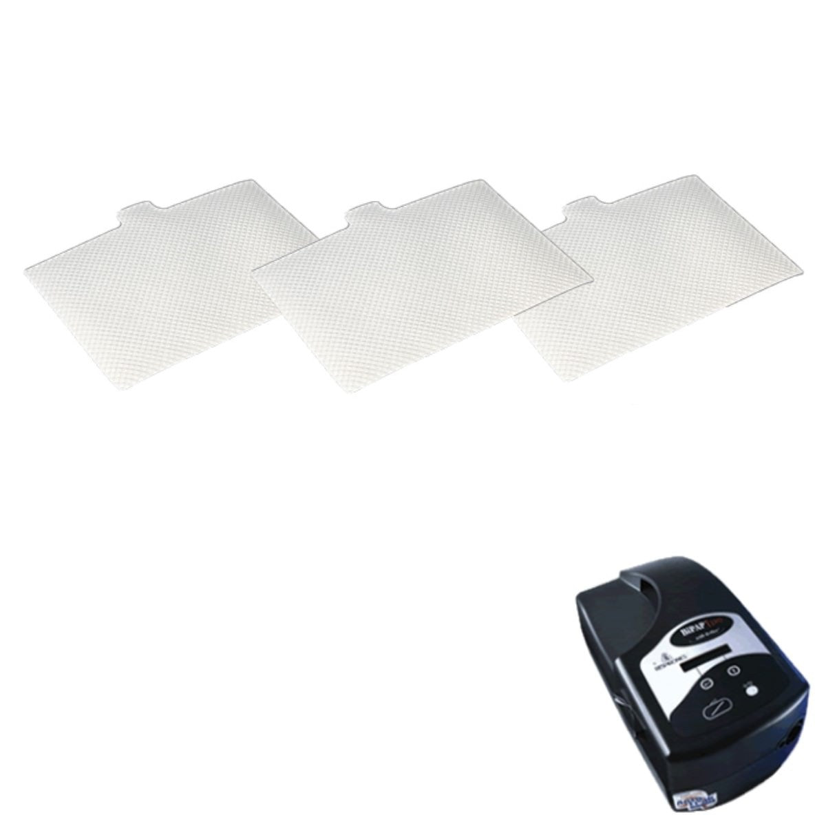 Stock Image of Respironics Ultra Fine CPAP Filters for BiPAP Pro Plus Synchrony Duet - 3 Pack