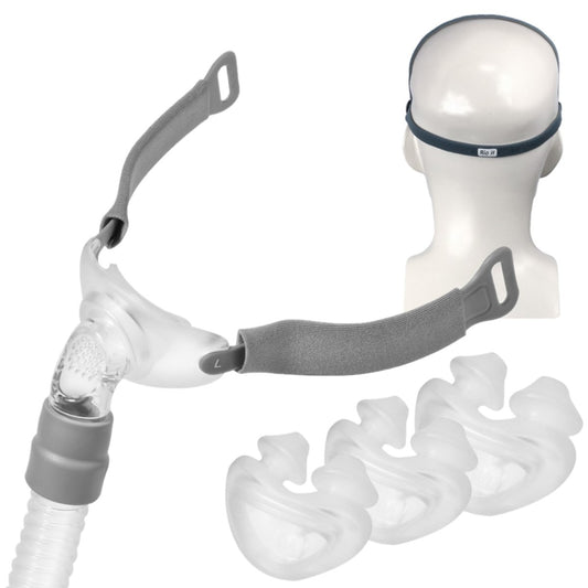 Stock Image of Rio II Nasal Pillow CPAP Mask FitPack by React Health