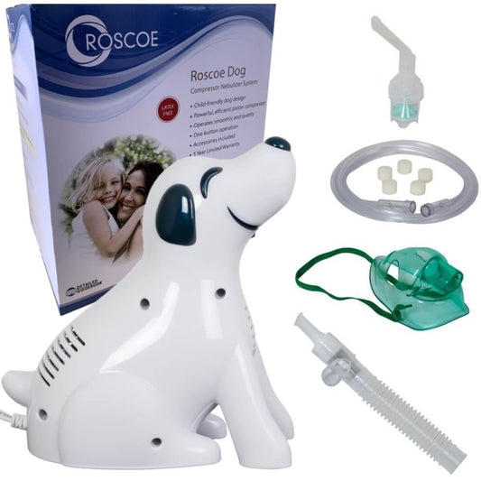 Stock Image of Roscoe Dog Compressor Nebulizer System