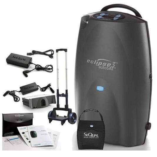 Sequel Eclipse 3 Portable Oxygen Concentrator W/ autoSAT