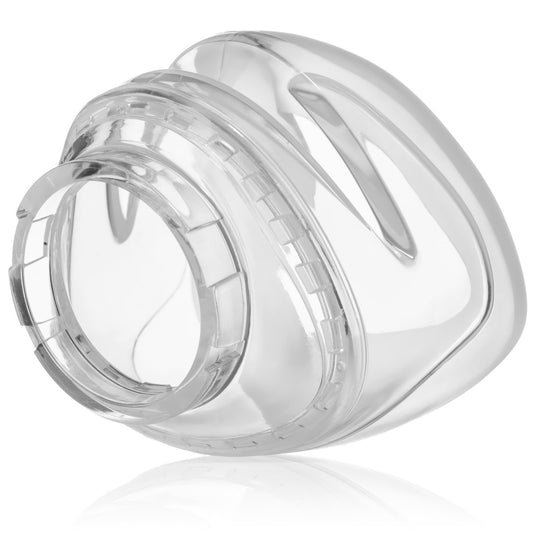 Angled Stock Image of React Health's Siesta Nasal CPAP Mask Cushion
