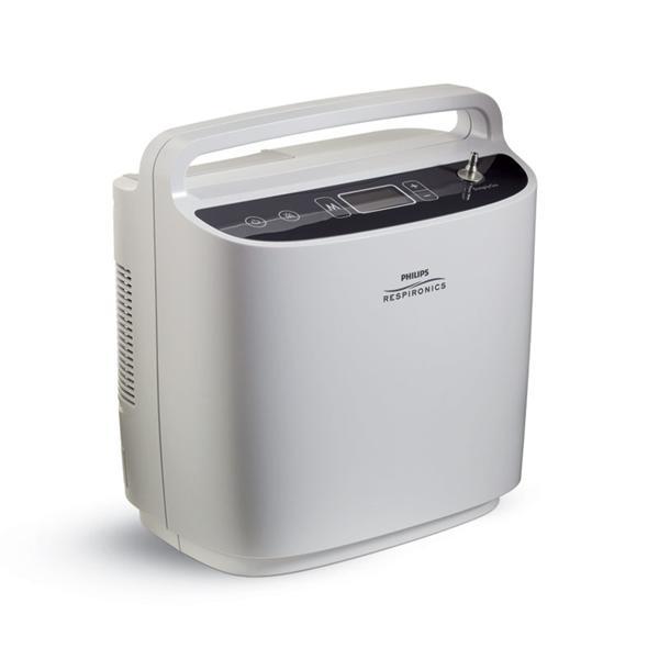 Angled Stock Image of SimplyGo Portable Oxygen Concentrator