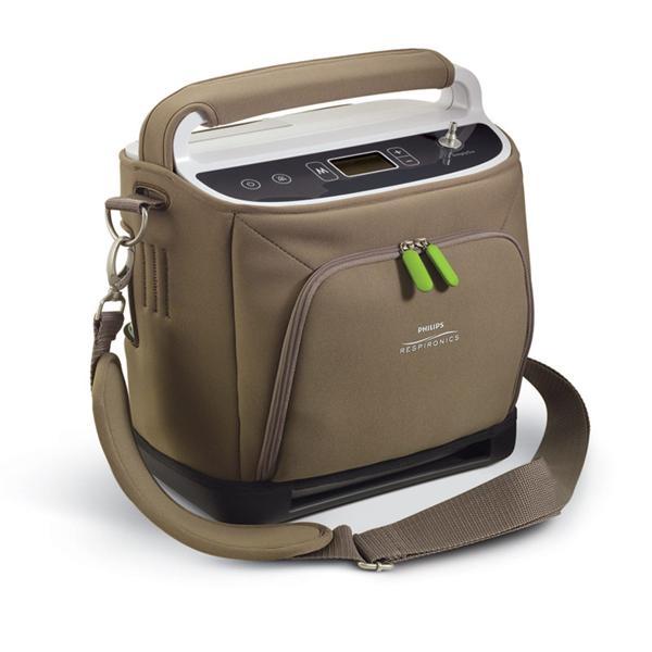 Angled Stock Image of SimplyGo Portable Oxygen Concentrator