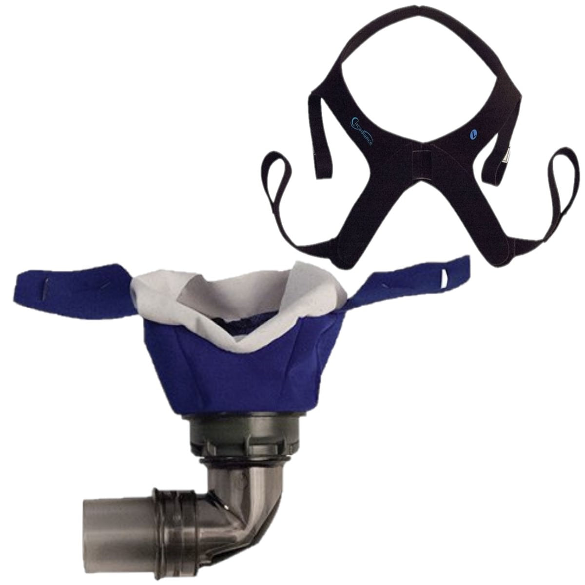 Stock Image of SleepWeaver 3D Soft Cloth Nasal CPAP Mask W/ Optional Headgear