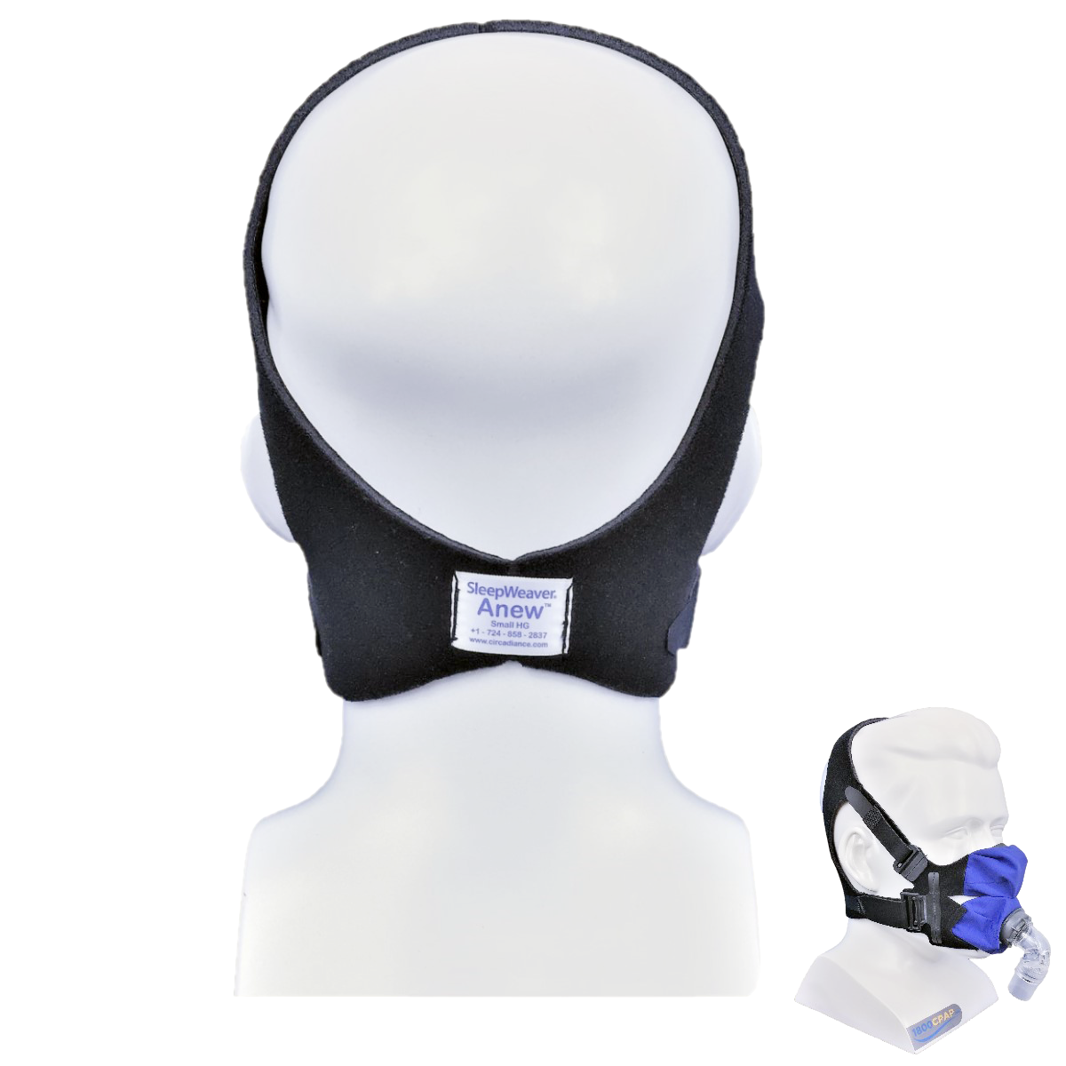 Stock photo of Circadiance SleepWeaver Anew Full Face CPAP Mask Headgear