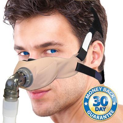 Stock Image of SleepWeaver Elan Cloth Nasal CPAP Mask W/ Headgear