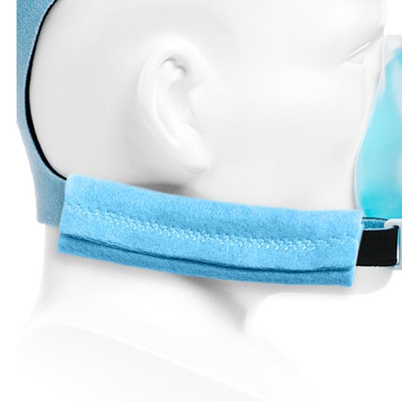 Side View of SnuggleStrap CPAP Mask Strap Pads for Headgear