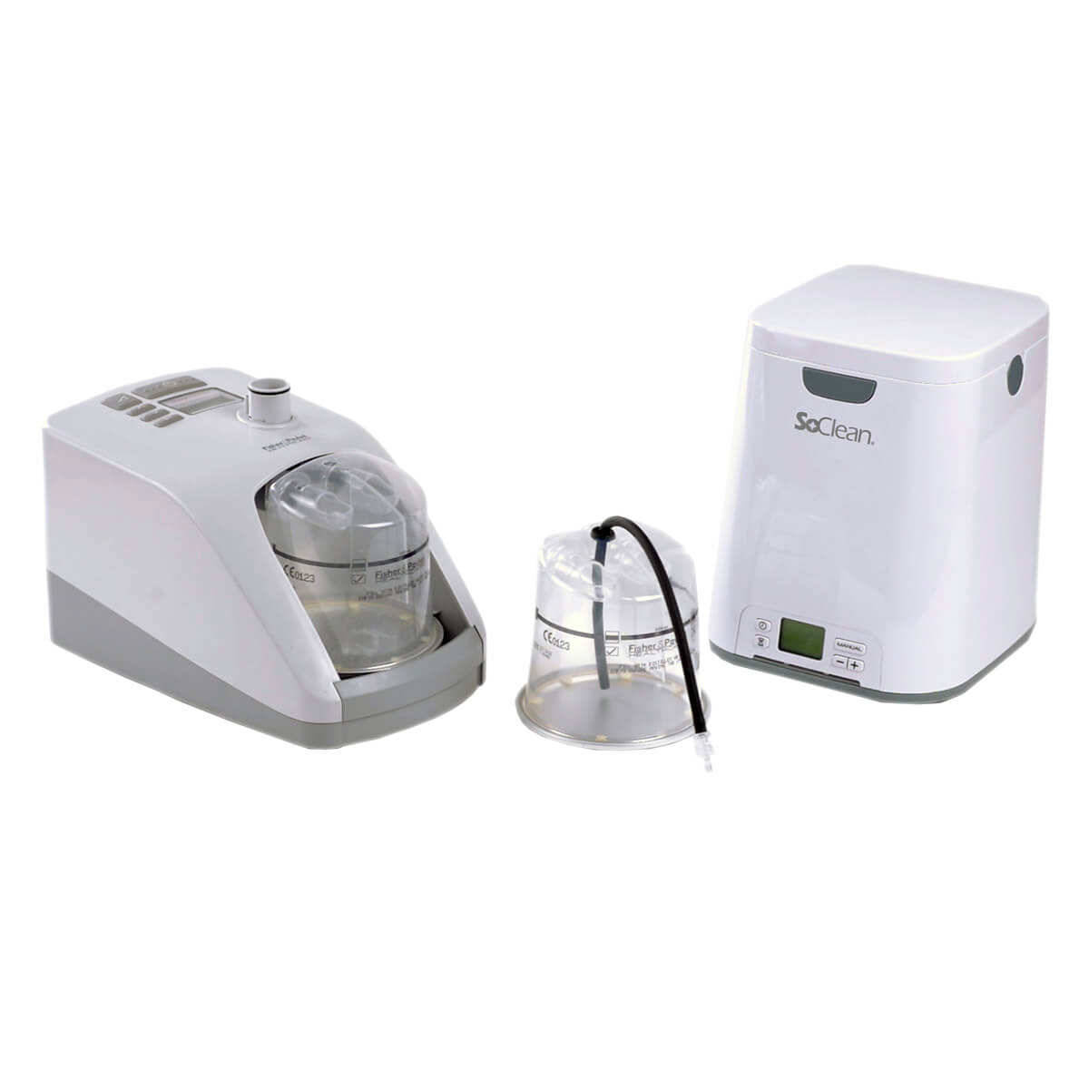 Stock Image of SoClean Adapter for Fisher & Paykel's 600 Series CPAP Machines