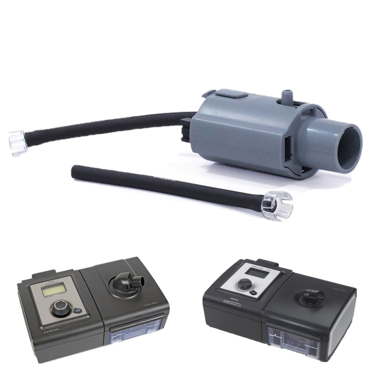 Stock Image of SoClean Adapter for Philips Respironics System One Series
