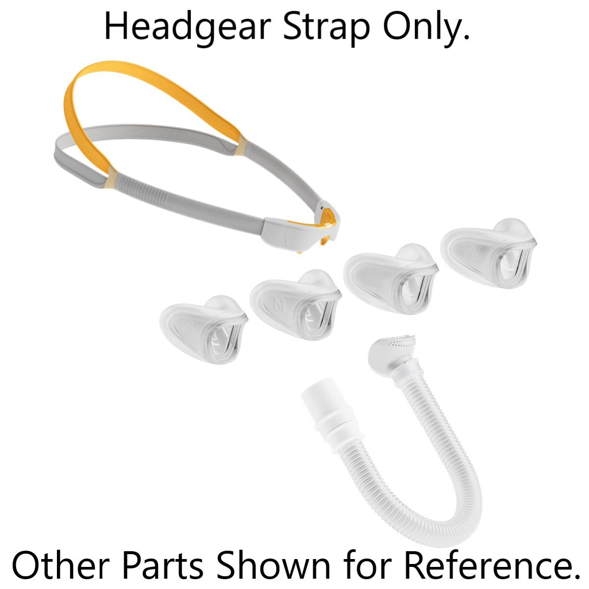 Stock photo of Fisher and Paykel Solo nasal CPAP mask headgear strap
