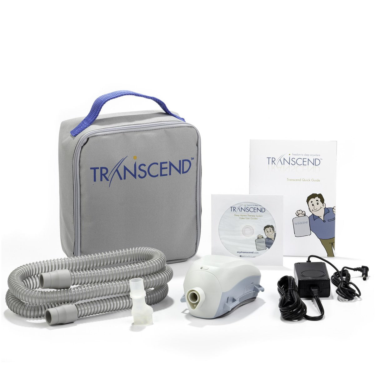 Stock Image of Somnetics Transcend EZex CPAP Machine Certified Refurbished W/ All Accessories
