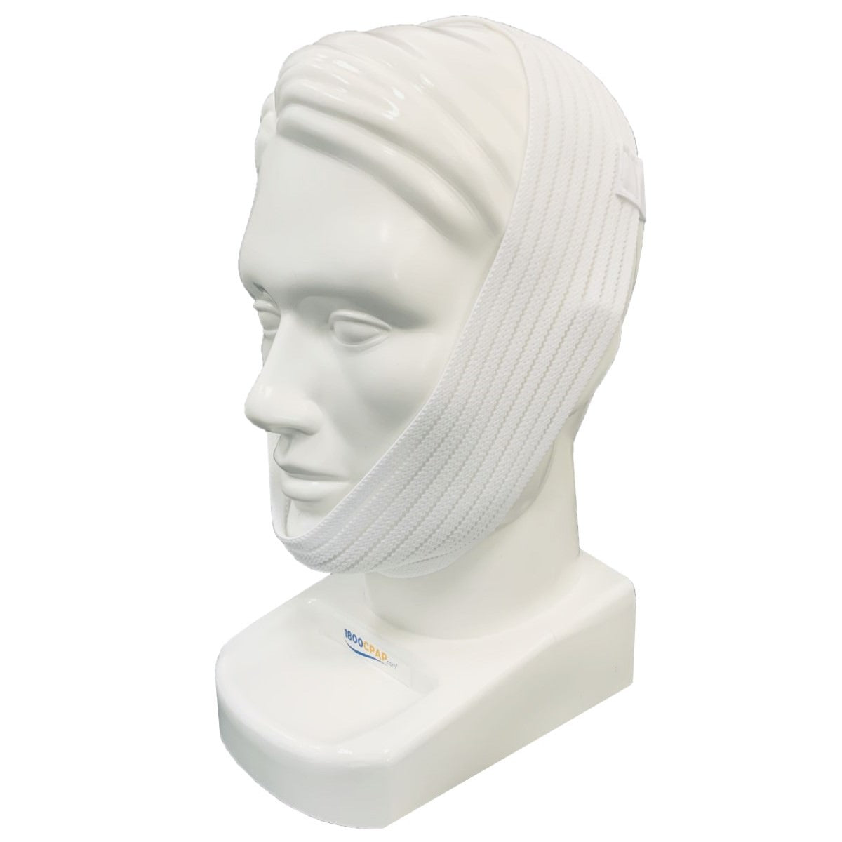 Stock photo of Spirit Medical Deluxe CPAP Chin Strap on mannequin head