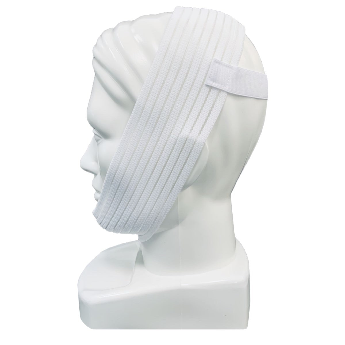 Stock photo of Spirit Medical Deluxe CPAP Chin Strap on mannequin head